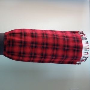 Plaid Pencil Midi W8